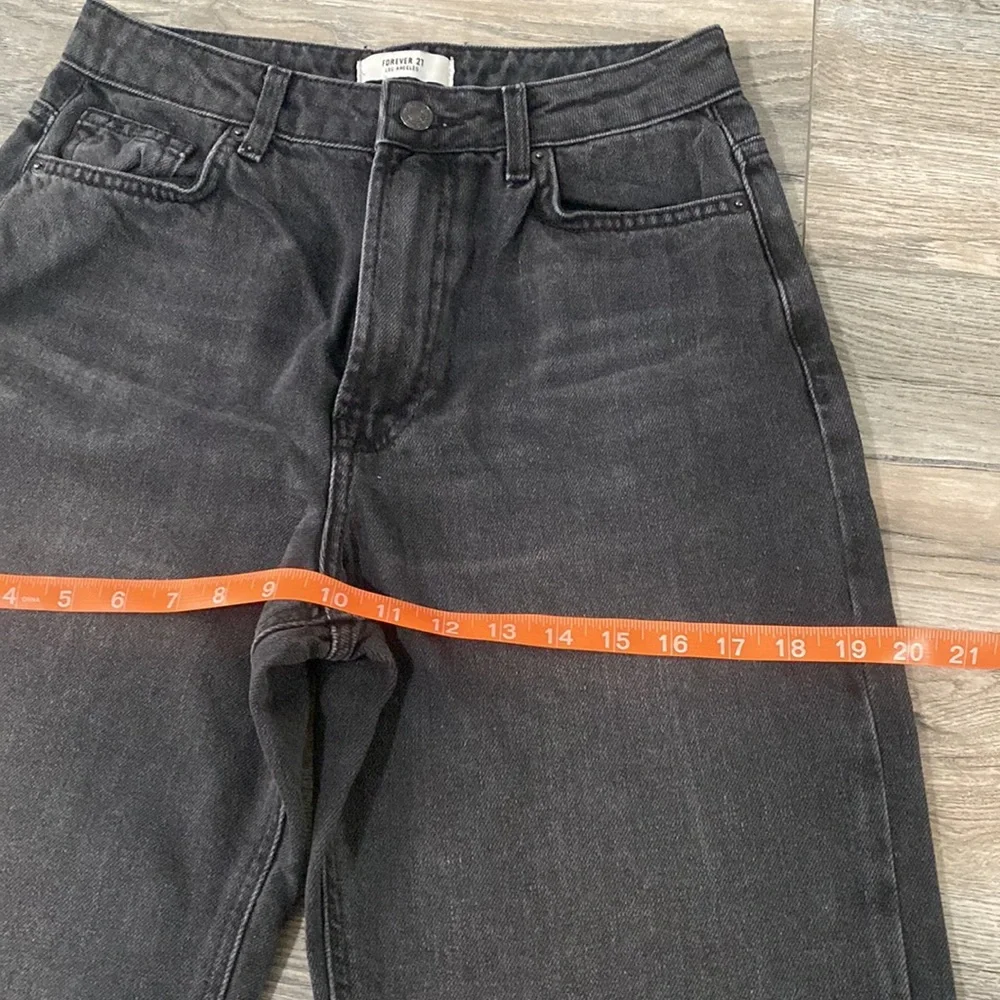 Black wide flare petite jeans - Picture 11 of 14